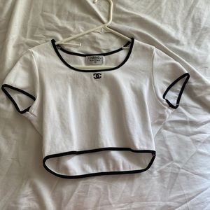 Chanel vintage crop top